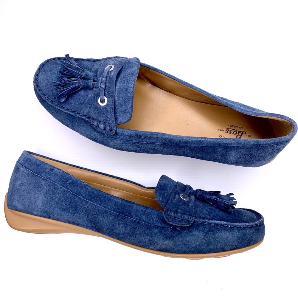 Women’s GH Bass bonnie Blue Suede Loafer-9.5